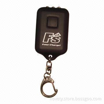 Solar LED Keychain with Over 28,000mcd Brightness